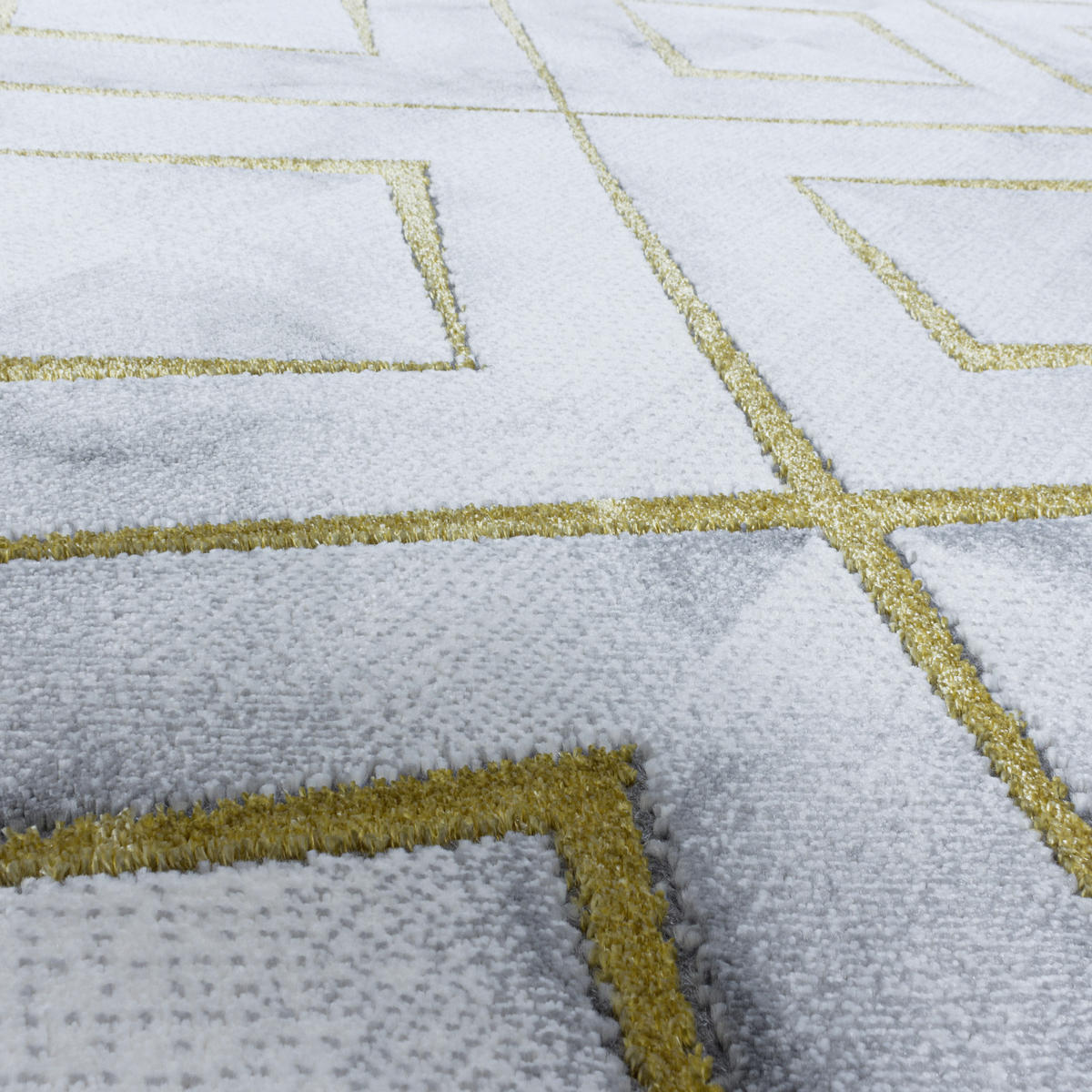 WEBTEPPICH 120/170 cm Naxos 3811 gold Goldfarben  - Goldfarben, Design, Textil (120/170cm)
