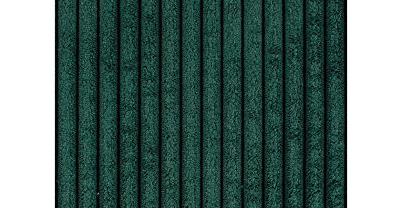 RÉCAMIERE in Cord Waldgrün  - Waldgrün/Schwarz, Design, Kunststoff/Textil (171/88/93cm) - Cantus