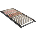 LATTENROST 120/200 cm  - Graubraun/Rot, Basics, Holz (120/200cm) - Novel
