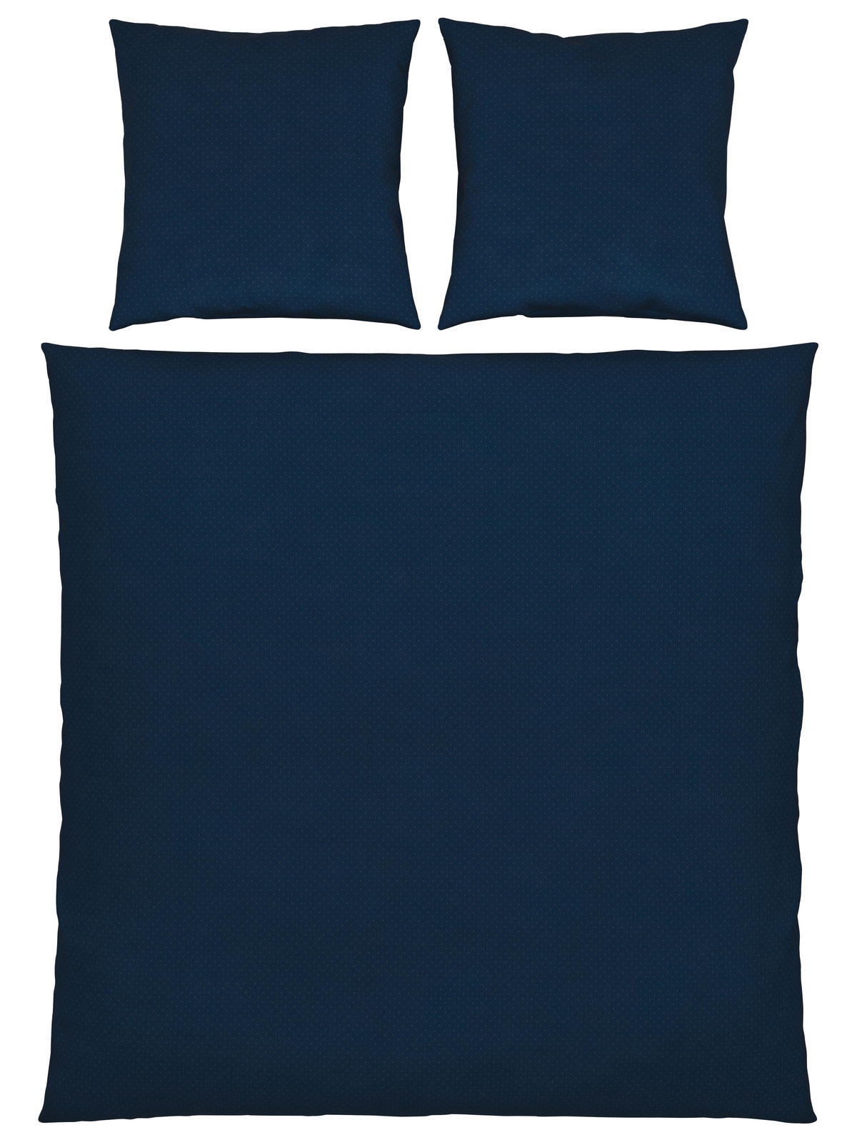 BETTWÄSCHE PUNTO Makosatin 200/200 cm  - Blau, Basics, Textil (200/200cm) - Novel