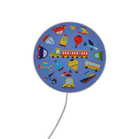 KINDERWANDLEUCHTE 25/25/8 cm   - Multicolor/Weiß, Basics, Kunststoff (25/25/8cm)