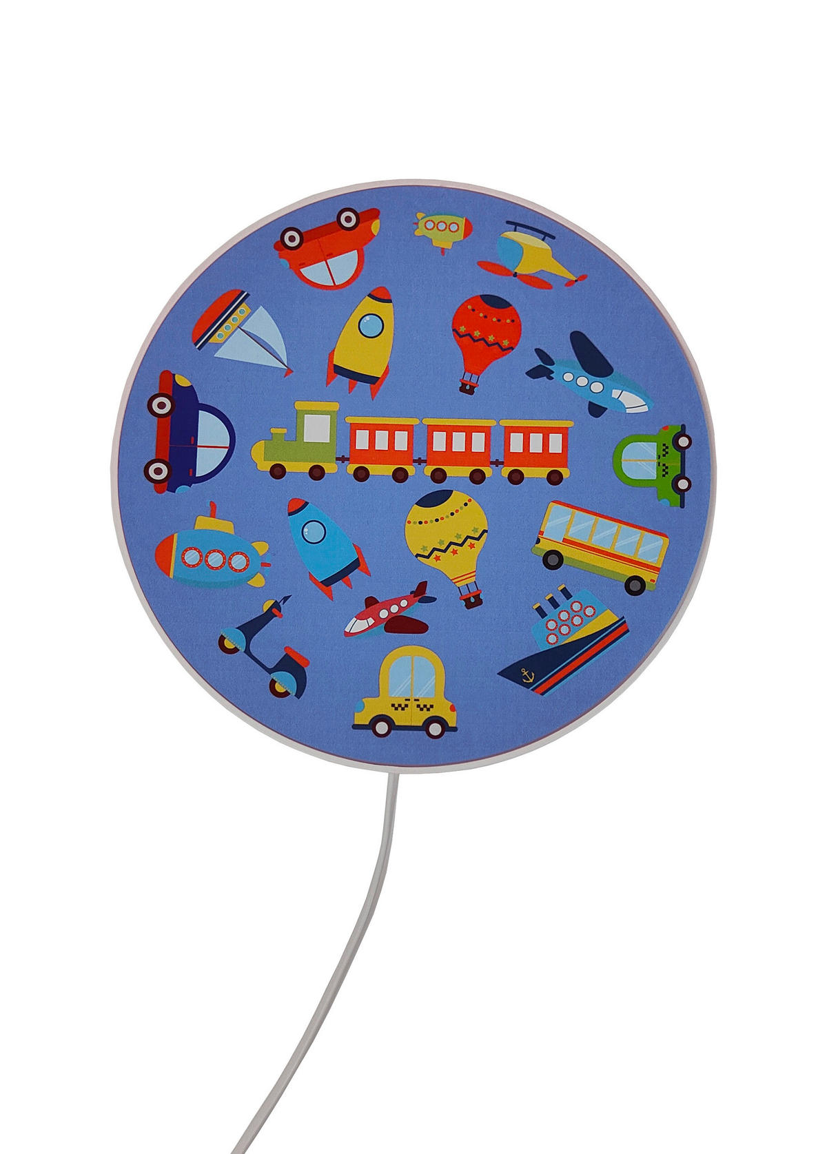 KINDERWANDLEUCHTE 25/25/8 cm   - Multicolor/Weiß, Basics, Kunststoff (25/25/8cm)