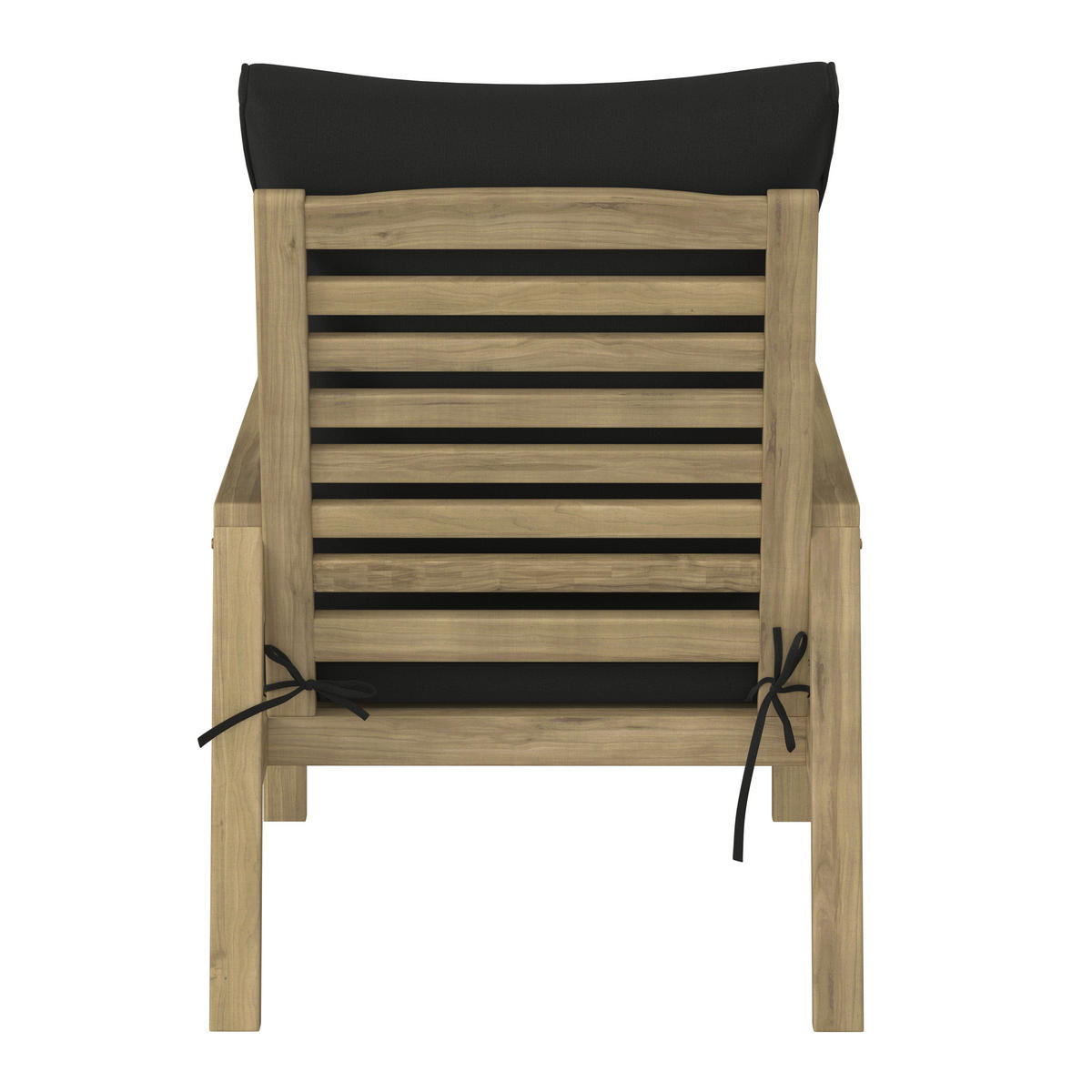 SET MOBILIER DE GRĂDINĂ  - gri închis/culoare lemn acacia, Modern, lemn/textil - Ambia Garden