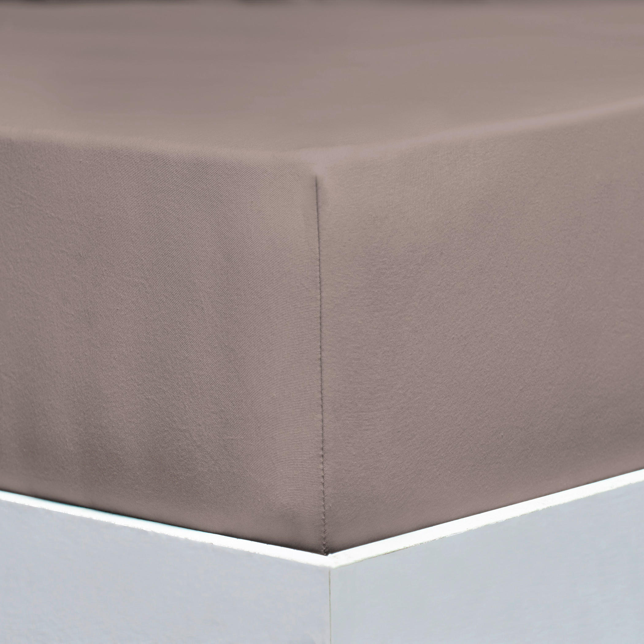 SPANNLEINTUCH 90-100/200-220 cm Jersey  - Hellbraun, Basics, Textil (90-100/200-220cm) - Florella