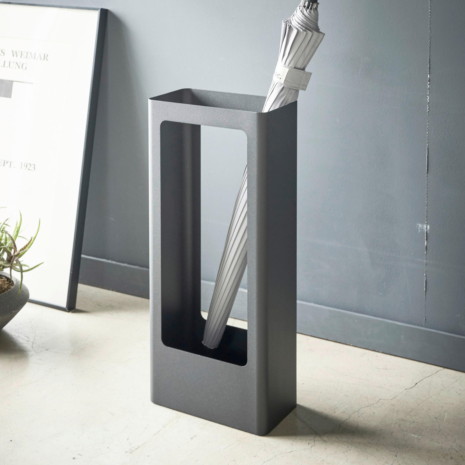 SCHIRMSTÄNDER - Schwarz, Basics, Kunststoff/Metall (22/12/50cm)