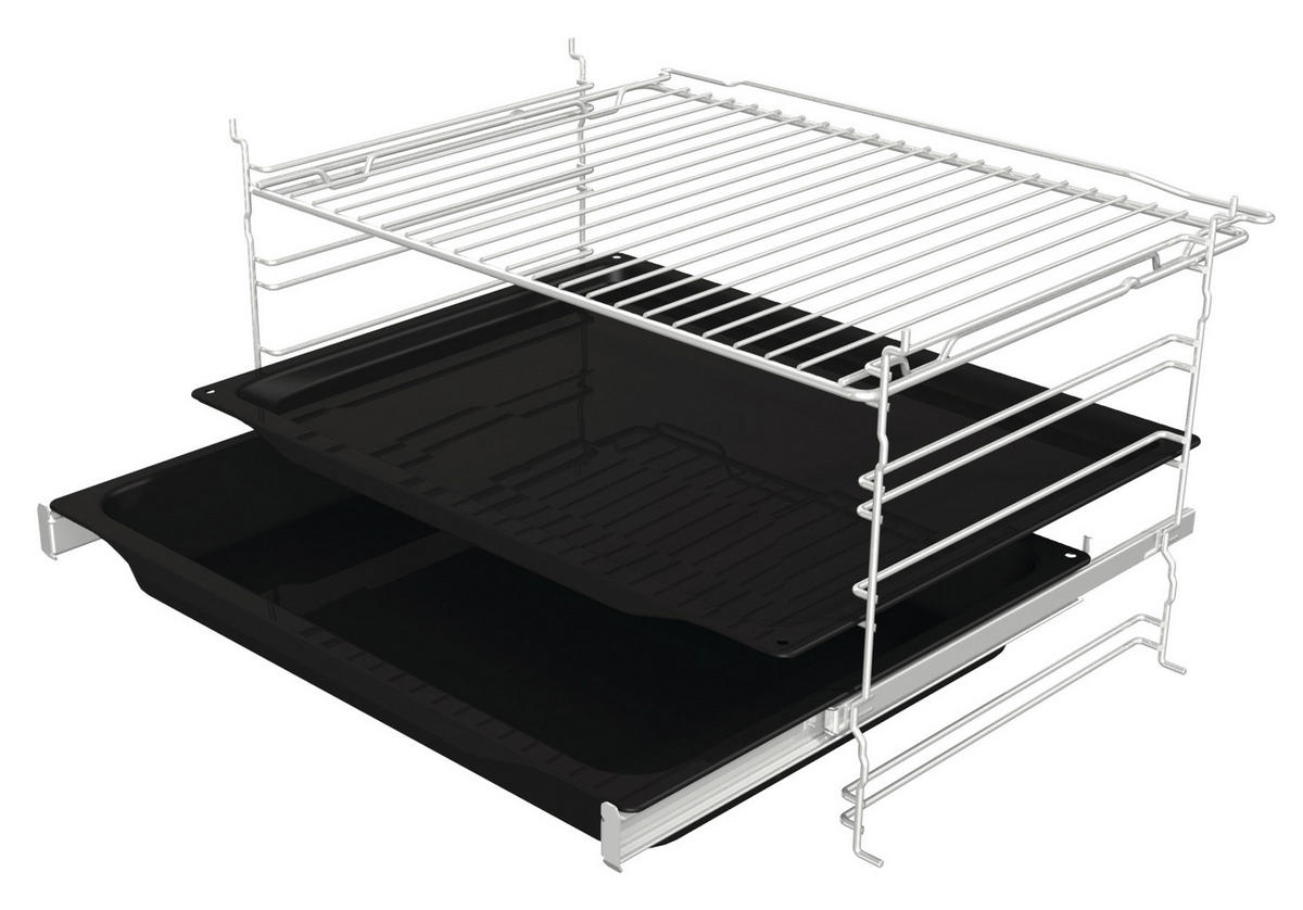 HERDSET RED PEPPER SIX  - Edelstahlfarben, Basics, Glas/Metall (59,5/59,5/56,4cm) - Gorenje