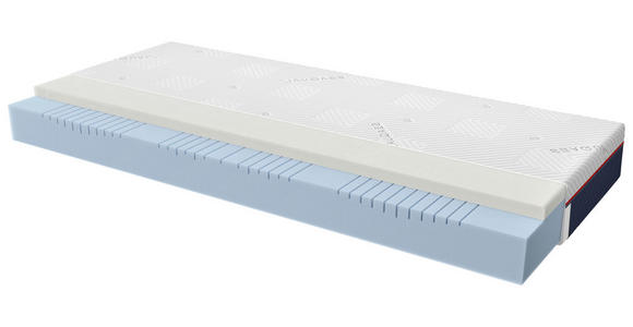 KOMFORTSCHAUMMATRATZE 140/200 cm Höhe ca. 19 cm  - Weiß, Basics, Textil (140/200cm) - Sleeptex