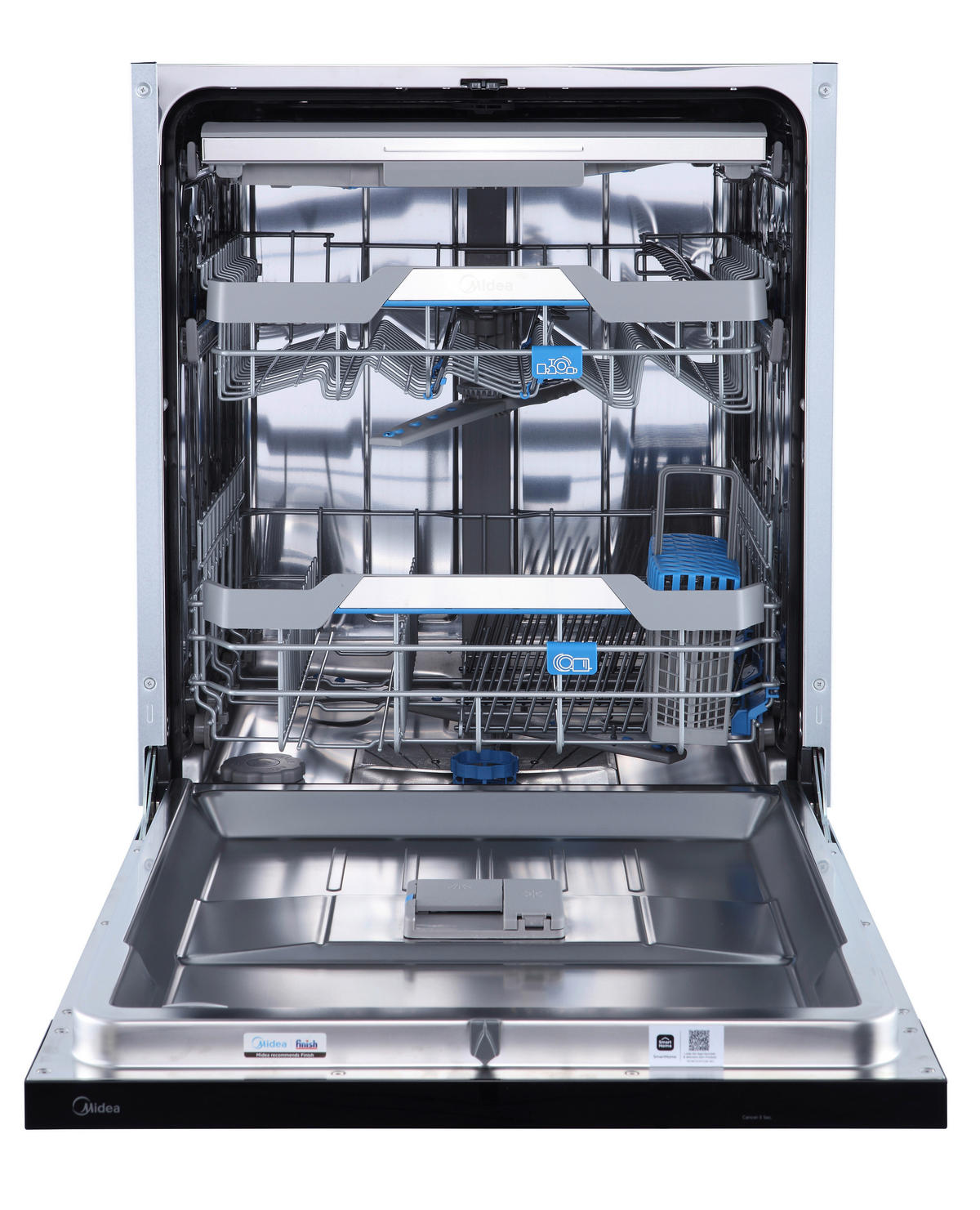 GESCHIRRSPÜLER MDWEB1403QB-WB  - Silberfarben, Basics, Metall (59,8/81,5/57cm) - Midea