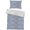 BETTWÄSCHE Makosatin 200/220 cm  - Dunkelblau, KONVENTIONELL, Textil (200/220cm) - Kaeppel