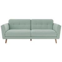 ZOFA S POSTELJNO FUNKCIJO,  metino zelena tekstil  - metino zelena, Moderno, tekstil/les (220,5/88/80,5cm) - MID.YOU