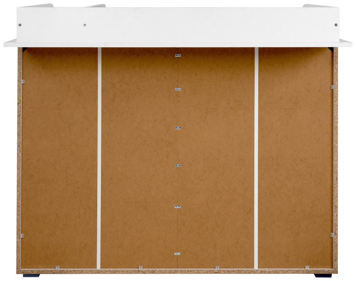 WICKELKOMMODE Weiß  - Weiß, Basics, Holzwerkstoff (120/102/77cm) - MID.YOU