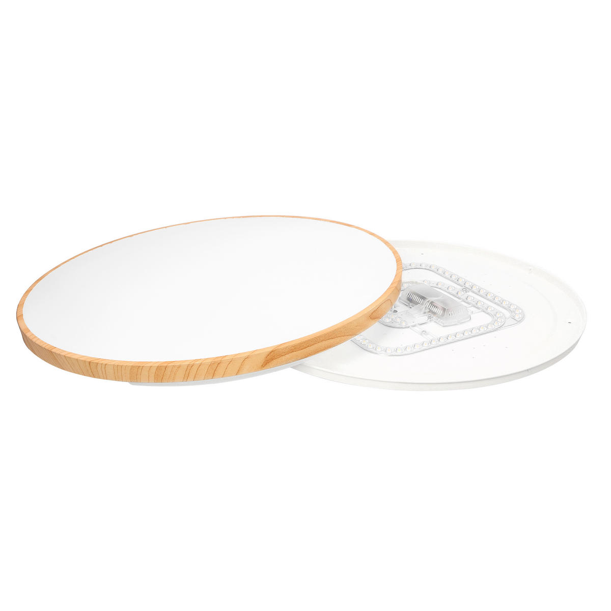 LED-TAKLAMPA tens 59/59/7.5 cm  - ekfärgad, Natur, metall/plast (59/59/7.5cm)