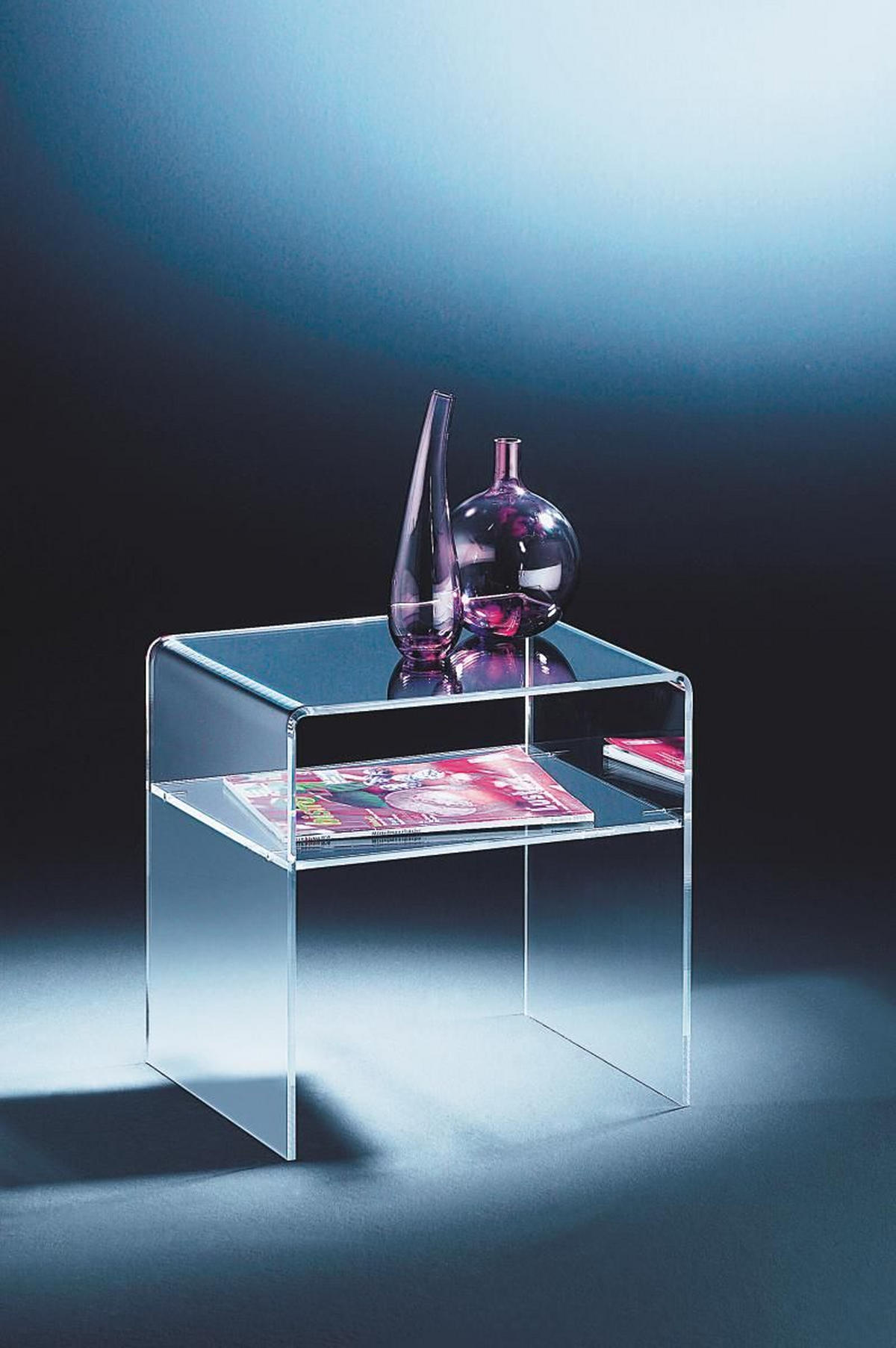 BEISTELLTISCH 40/33/35 cm Klar  - Klar, Design, Kunststoff (40/33/35cm)