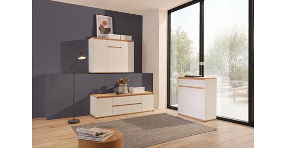 KOMMODE  in 80/93/38 cm  - Schwarz/Weiß, MODERN, Holzwerkstoff/Kunststoff (80/93/38cm) - Carryhome