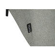 ECKSOFA in Chenille Alabasterfarben  280/205 cm  - Alabasterfarben/Schwarz, Design, Textil/Metall (280/205cm) - Xora