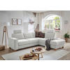 ECKSOFA in Flachgewebe Silberfarben  - Eichefarben/Silberfarben, Konventionell, Holz/Textil (236/213cm) - Sit & More