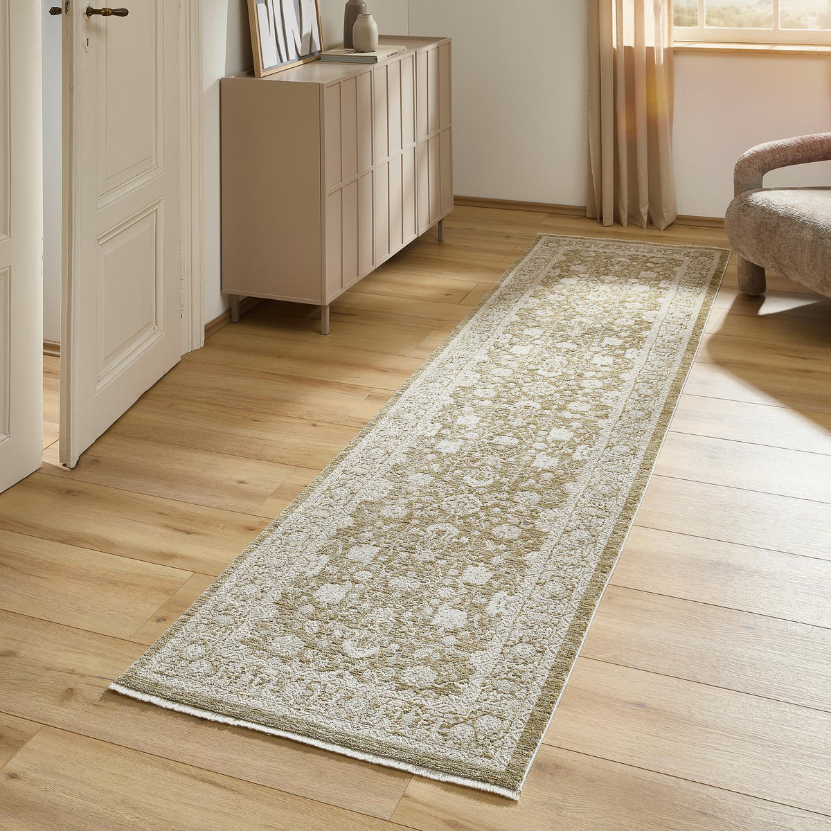 LÄUFER 80/300 cm  - Grün, LIFESTYLE, Textil (80/300cm) - Novel