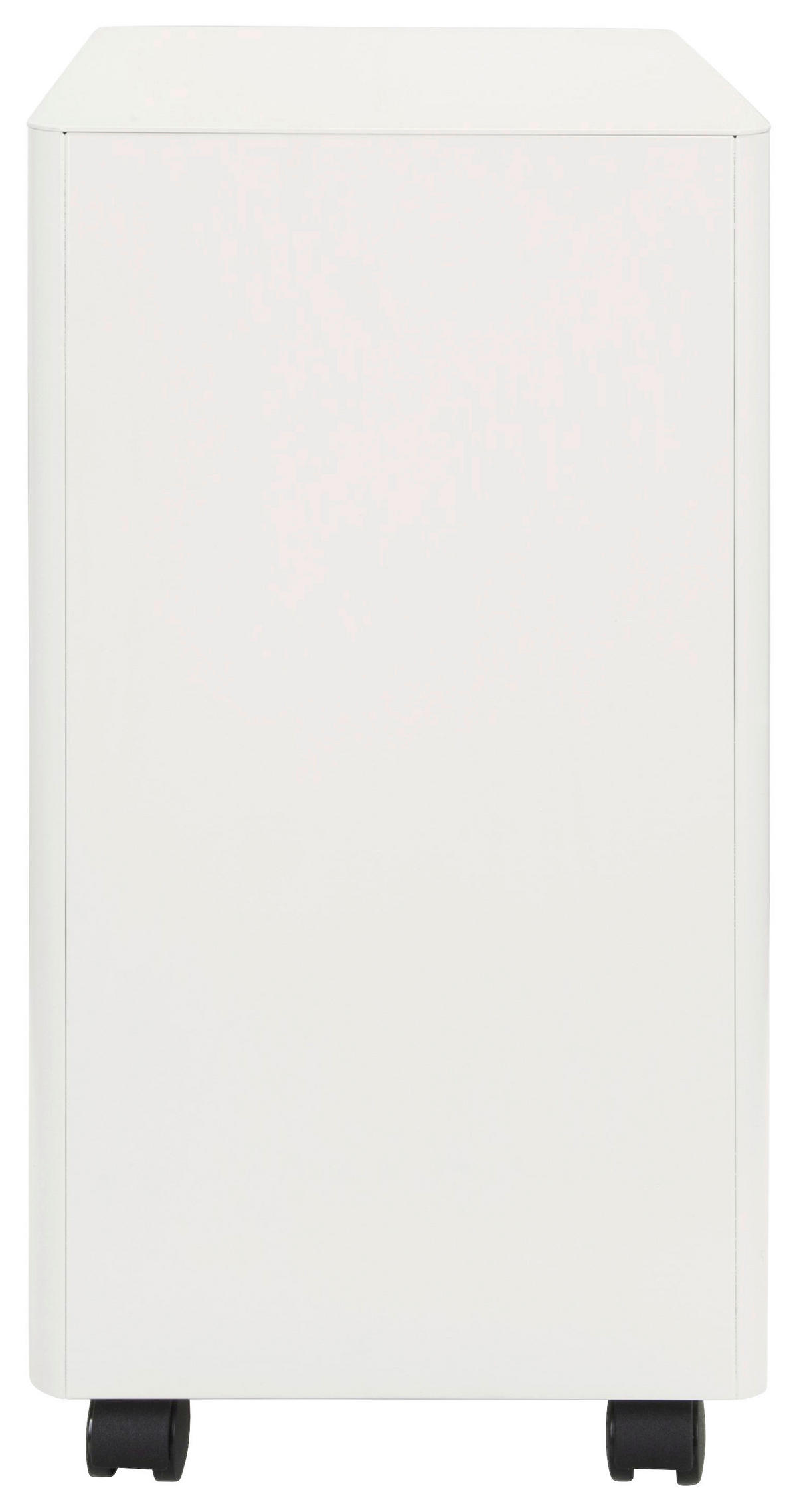 ROLLCONTAINER Grau, Weiß  - Weiß/Grau, MODERN, Kunststoff/Metall (30/59/50cm) - MID.YOU