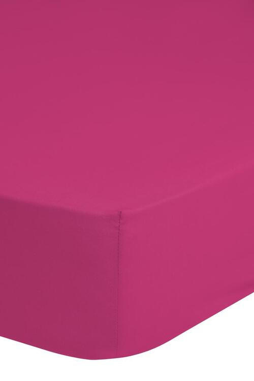 SPANNBETTTUCH Good Morning Jersey uni Jersey  - Pink, Basics, Textil (160-180/200cm) - MID.YOU