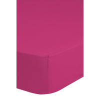 SPANNBETTTUCH Good Morning Jersey uni Jersey  - Pink, Basics, Textil (160-180/200cm) - MID.YOU
