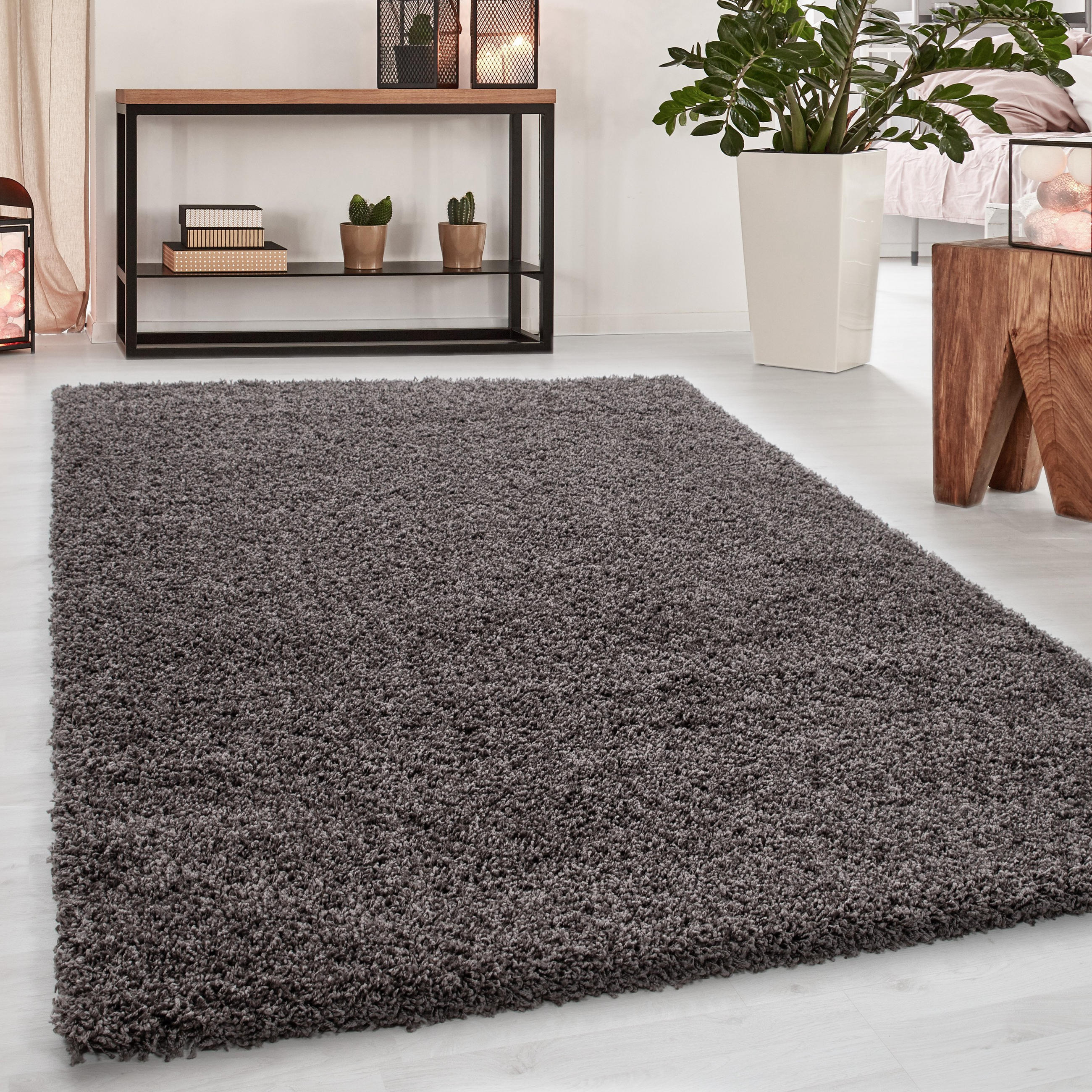 HOCHFLORTEPPICH 80/150 cm Dream 4000 Taupe - Taupe, KONVENTIONELL, Textil (80/150cm)