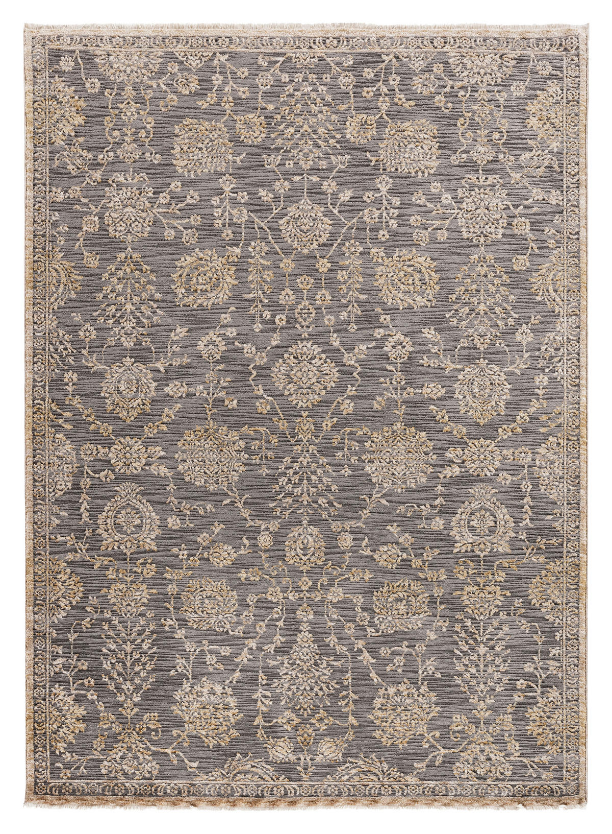 VINTAGE-TEPPICH 160/225 cm Grau, Beige  - Beige/Grau, LIFESTYLE, Textil (160/225cm) - Novel