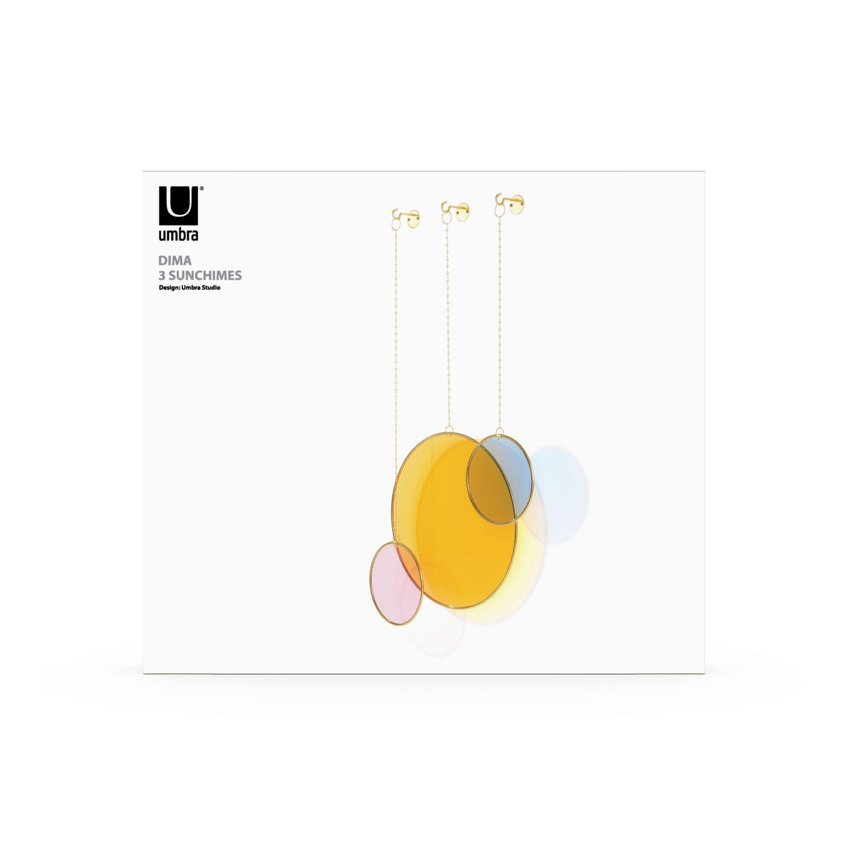 STENSKA DEKORACIJA    - lila/svetlo modra, Basics, kovina/umetna masa (46/3/46cm) - Umbra