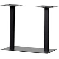 TISCHGESTELL in Metall   - Schwarz, MODERN, Metall (80/72/40cm) - Livetastic