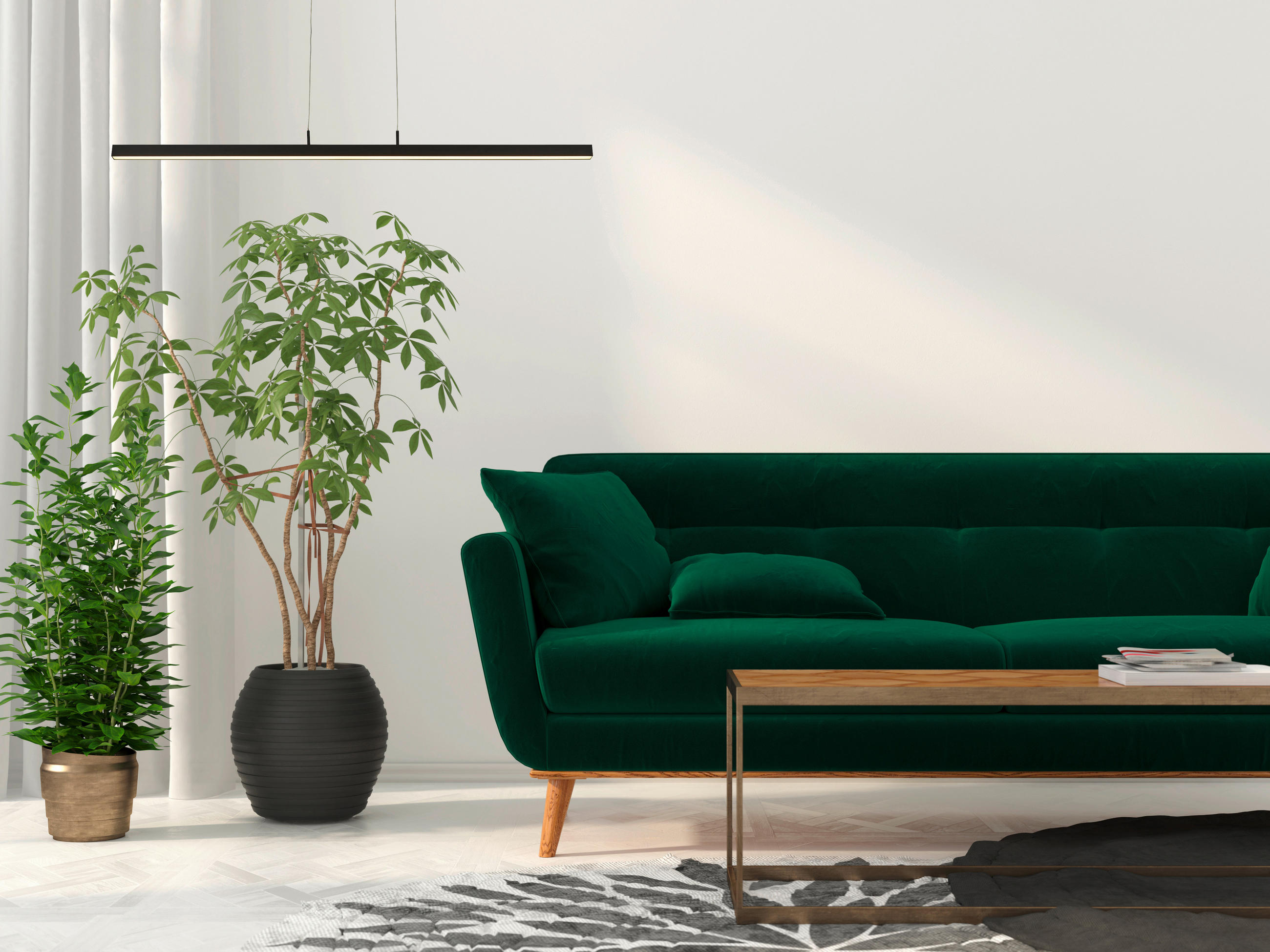 LED-HÄNGELEUCHTE Tribeca 80/70/118.5 cm   - Schwarz/Weiß, Basics, Kunststoff/Metall (80/70/118.5cm)