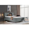 BOXBETT 180/200 cm  in Grau  - Schwarz/Grau, Design, Holz/Holzwerkstoff (180/200cm) - Xora