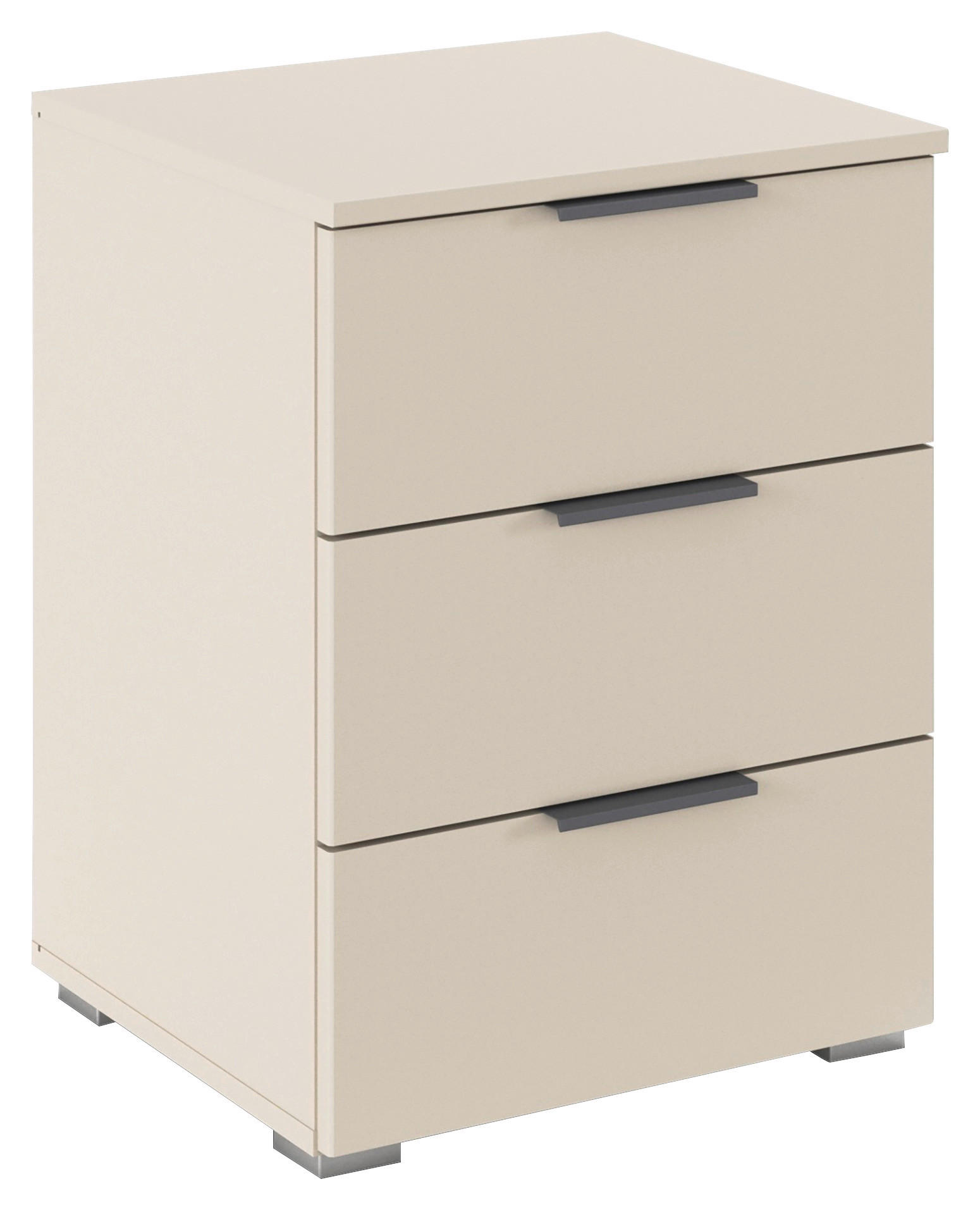 SÄNGBORD i champagne  - aluminiumfärg/champagne, Modern, trämaterial (40/61/42cm) - Rauch Möbel