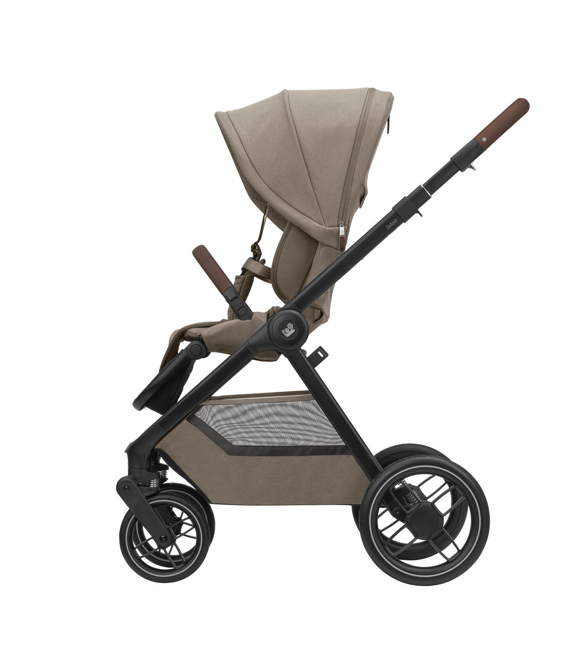 KOMBIVAGN Oxford+  - gråbrun, Basics, textil (58/110/95.5cm) - Maxi Cosi Pro