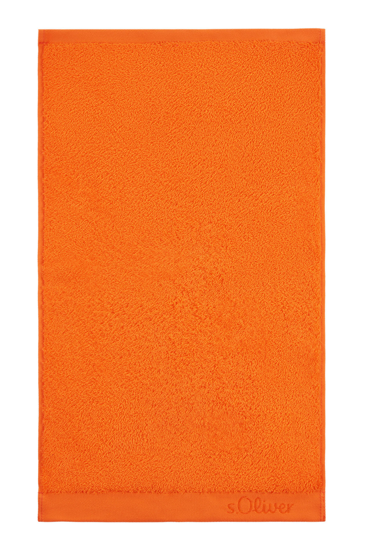 GÄSTETUCH 30/50 cm s.Oliver Orange  - Orange, Trend, Textil (30/50cm) - S. Oliver