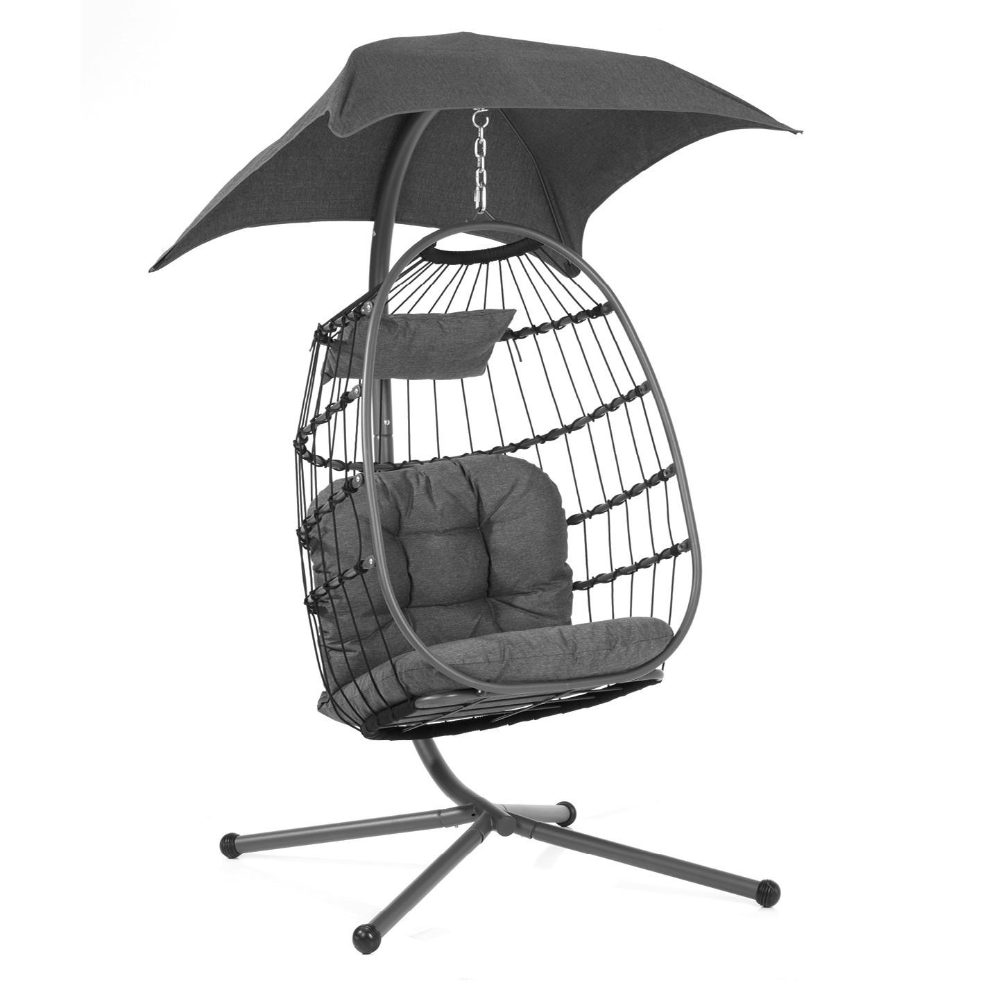 Hängesessel Mit Gestell Hoberg Mit Sitz- Und Rückenkissen