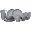 FRÜHSTÜCKSSERVICE Grau KITWE  - Grau, Trend, Keramik (26/24/24cm) - Ritzenhoff Breker