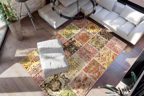 VINTAGE-TEPPICH 80/150 cm Ariya Multicolor  - Multicolor, Trend, Textil (80/150cm) - Kayoom