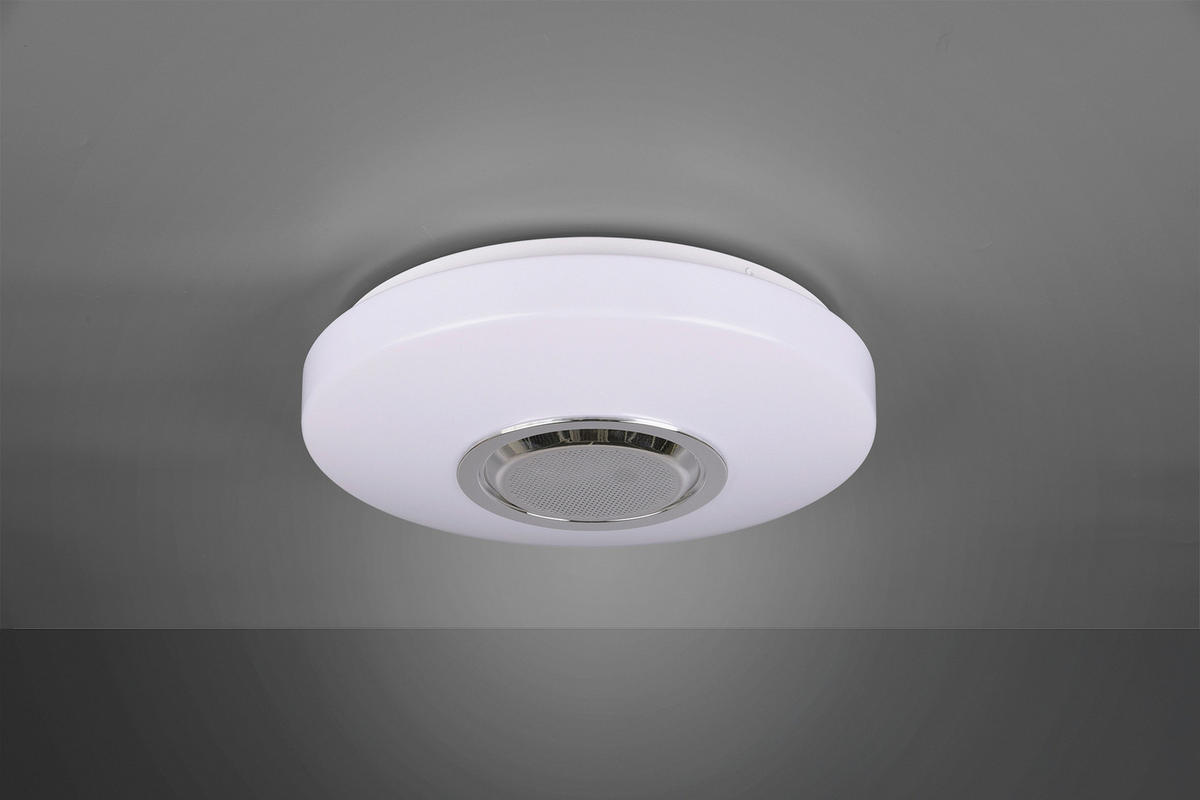PLAFONIERĂ CU LED - alb, Basics, plastic (30/8cm)