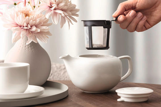 TEEKANNE Afina  - Weiß, KONVENTIONELL, Keramik (17,50/11,50/9,10cm) - Villeroy & Boch