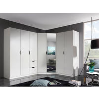 DREHTÜRENSCHRANK 181/197/54 cm 4-türig Weiß  - Weiß, MODERN, Holzwerkstoff (181/197/54cm) - Rauch Möbel