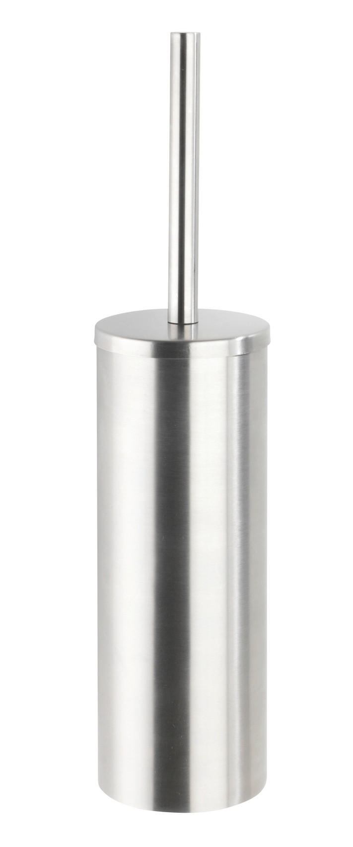 WC-BÜRSTENGARNITUR - Silberfarben, Basics, Kunststoff/Metall (9/40,5/9cm) - Wenko
