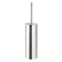 WC-BÜRSTENGARNITUR - Silberfarben, Basics, Kunststoff/Metall (9/40,5/9cm) - Wenko