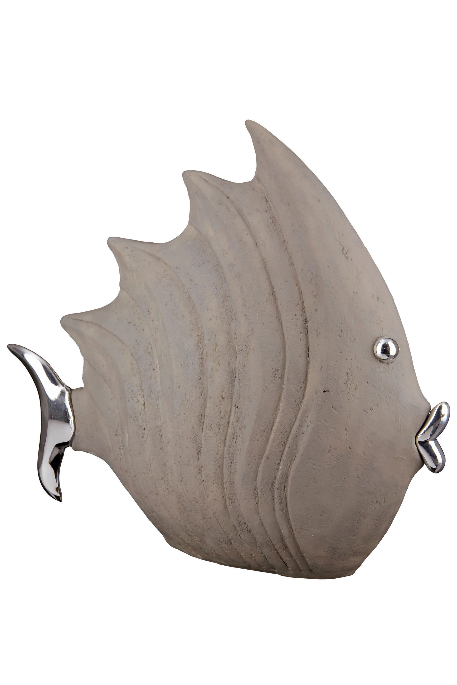 DEKOFISCH - Hellgrau, Basics, Kunststoff (29/26/9,5cm)