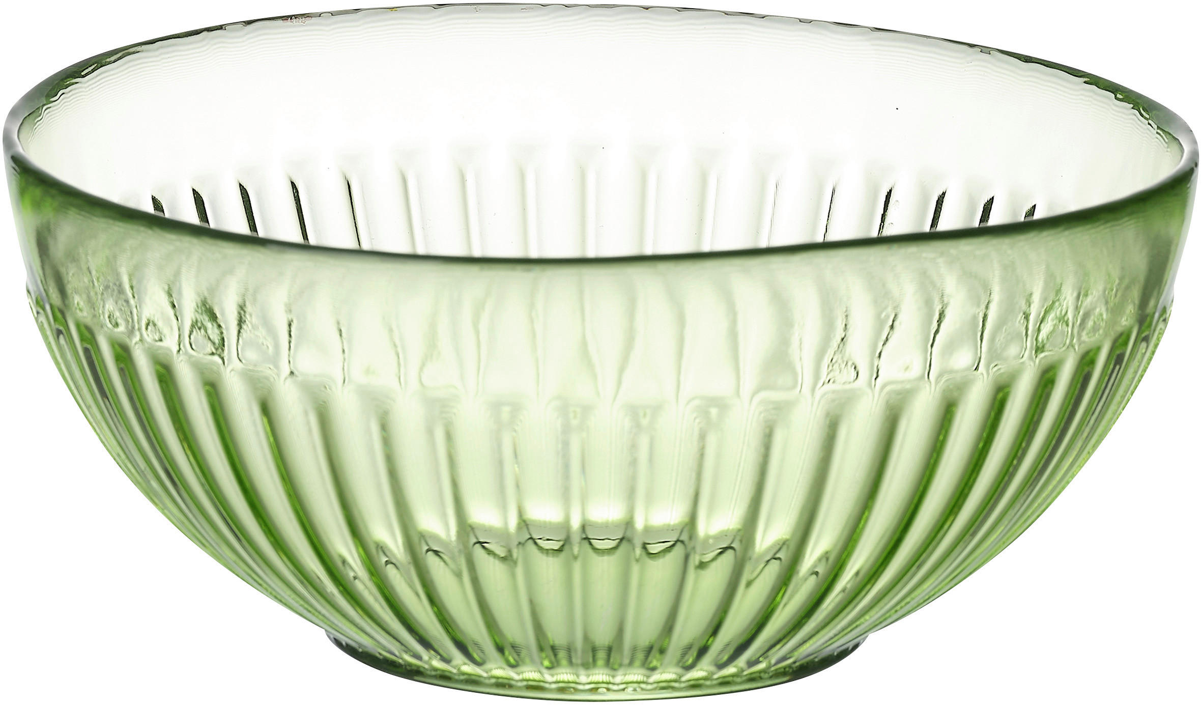 MISKA, sklo, 18/8 cm - zelená, Basics, sklo (18/8cm)