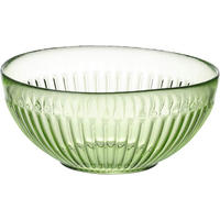 MISKA, sklo, 18/8 cm - zelená, Basics, sklo (18/8cm)
