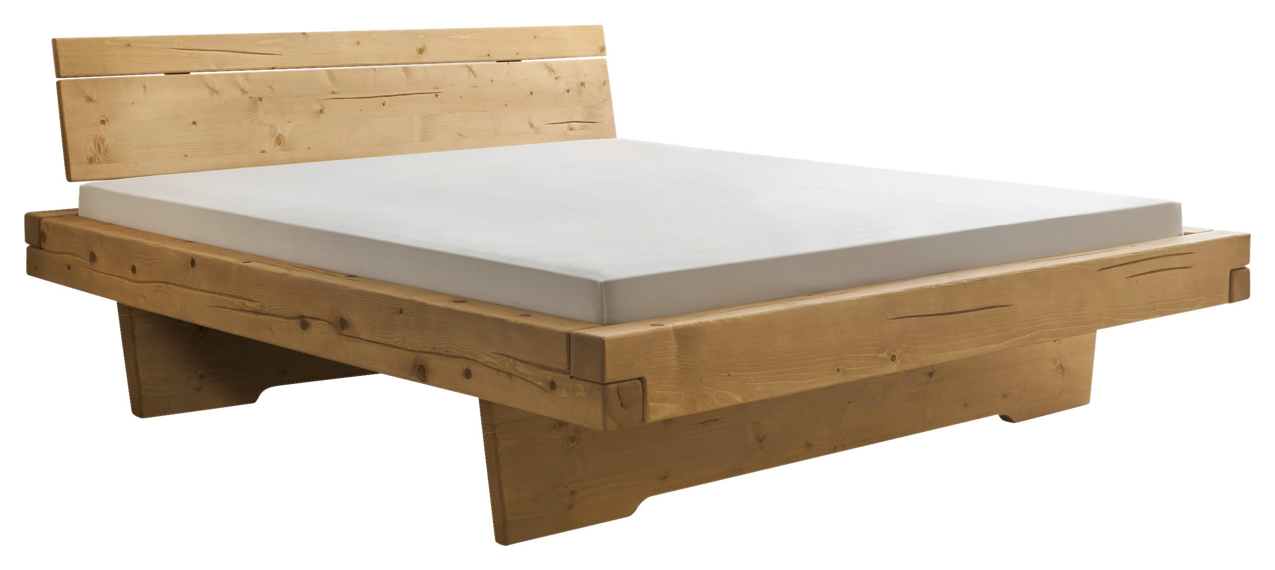 BETT 180/200 cm,  in Fichtefarben,  - Fichtefarben, MODERN, Holz (180/200cm) - MID.YOU