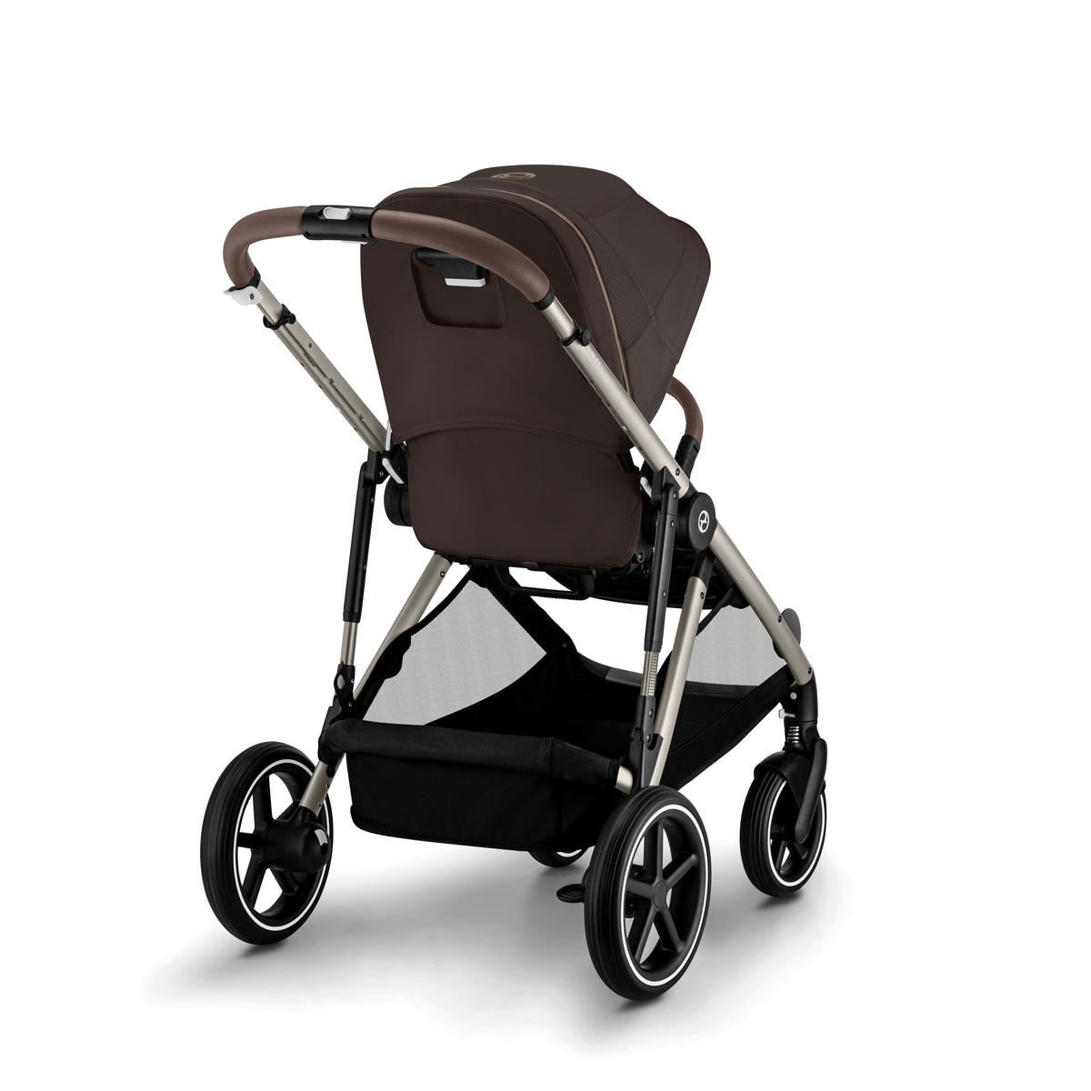 KINDERWAGEN Gazelle S  - Taupe/Dunkelbraun, Basics, Metall (107,5/66/110cm) - cybex GOLD