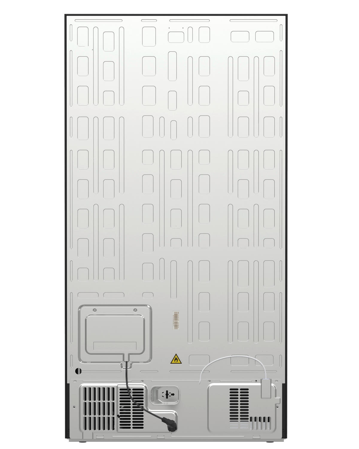 SIDE-BY-SIDE 91,5/178,6/69,8 cm NRR9185ESBXL  - Schwarz, Basics, Glas/Kunststoff (91,5/178,6/69,8cm) - Gorenje