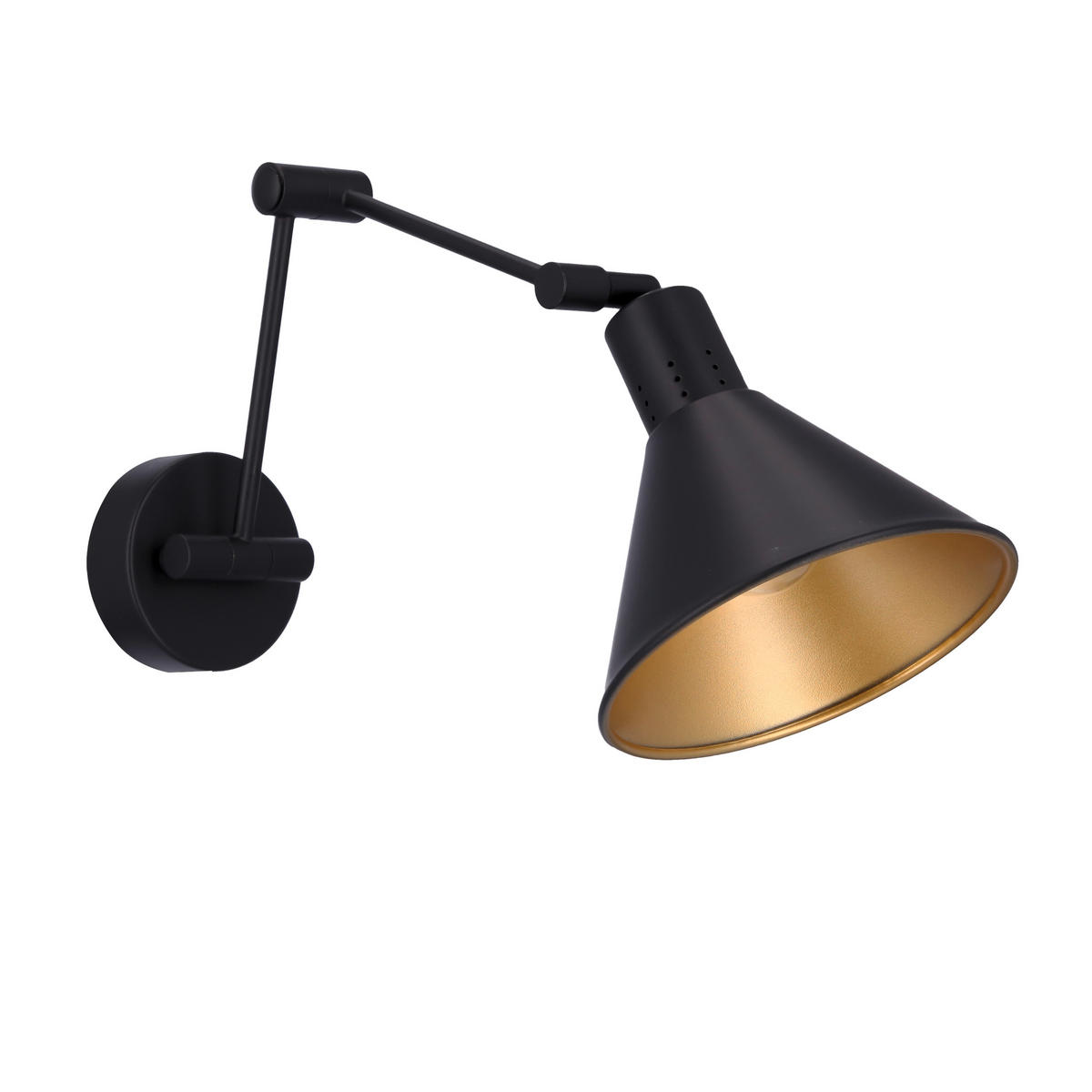 WANDLEUCHTE 37.5/14/17 cm   - Basics, Metall (37.5/14/17cm)