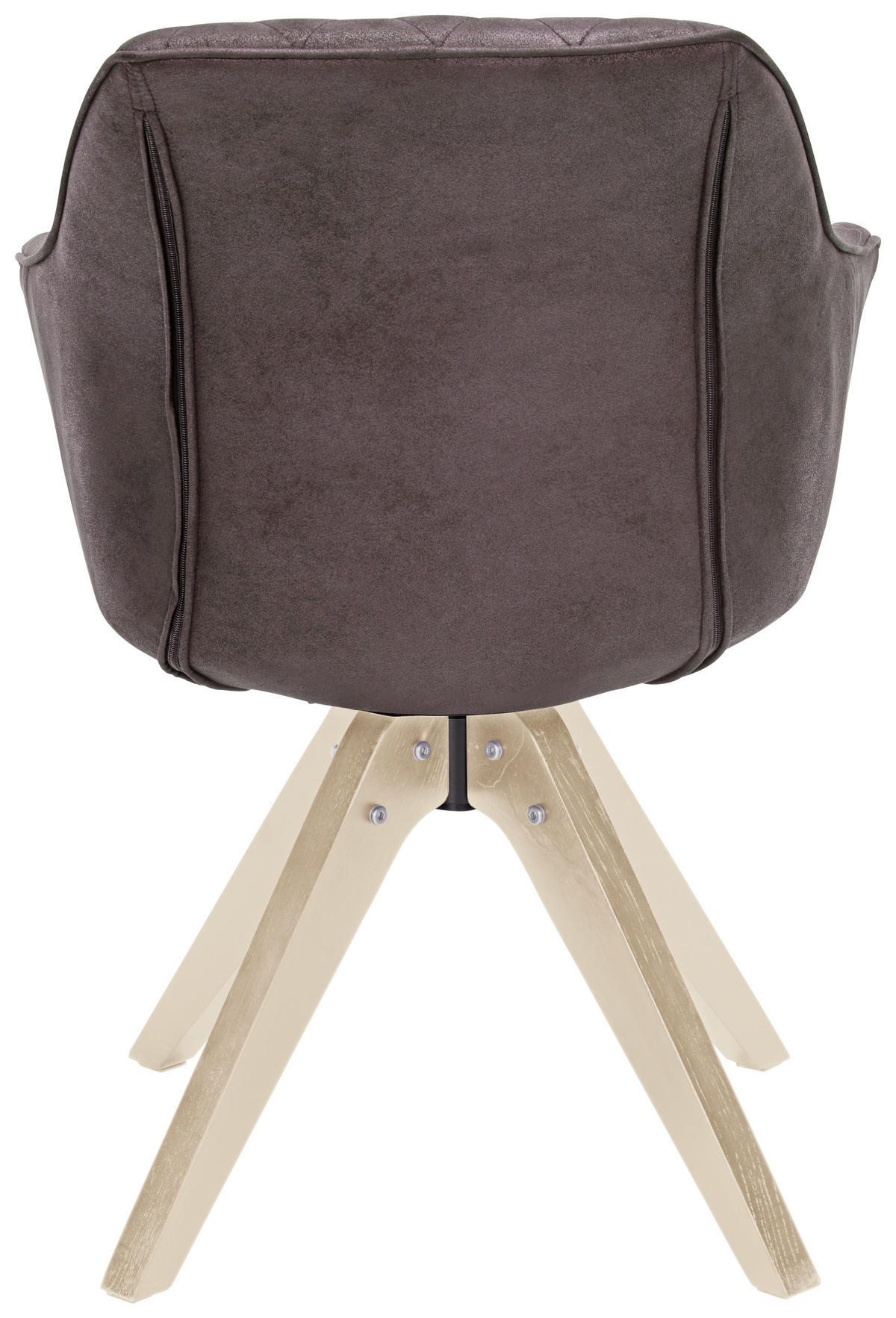 ARMLEHNSTUHL  in Mikrofaser  - Eichefarben/Dunkelbraun, LIFESTYLE, Holz/Textil (60/83/65cm) - Landscape