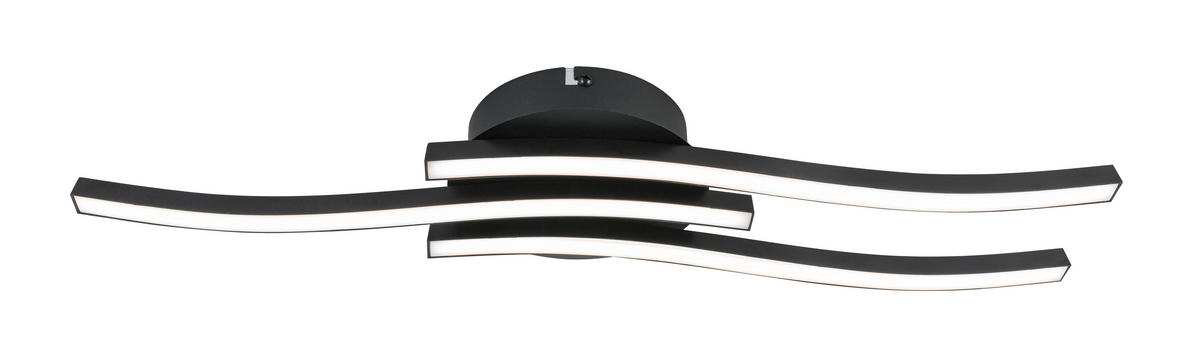 Plafonieră Cu Led 18 W    54,5/14/6,5 cm  - alb/negru, Basics, plastic/metal (54,5/14/6,5cm) - Boxxx